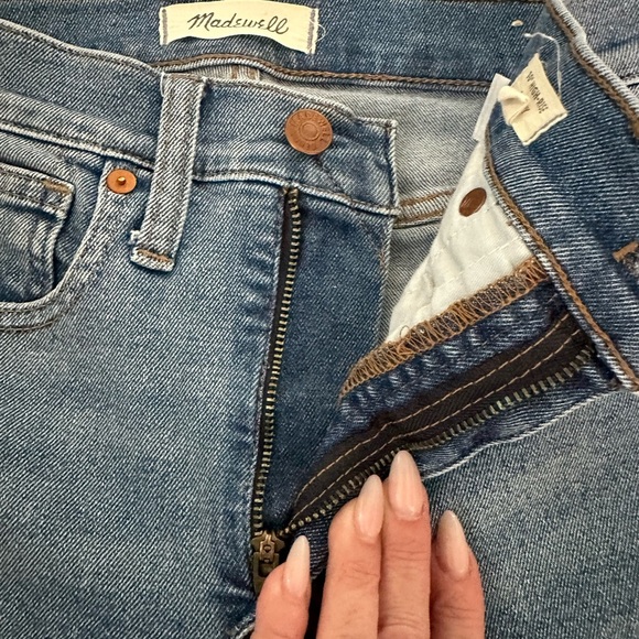 Madewell 10” High-Rise Skinny Jeans-Raw Hem Sz 24 - Picture 9 of 13